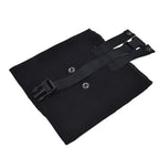 Foraging Bag Canvas Foldable Portable Thick Unique Simple Appearance Belt Fruit Picking Pouch for Outdoor CampingBlack