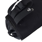Foraging Bag Canvas Foldable Portable Thick Unique Simple Appearance Belt Fruit Picking Pouch for Outdoor CampingBlack