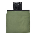 Foraging Bag Canvas Foldable Portable Thick Unique Simple Appearance Belt Fruit Picking Pouch for Outdoor CampingMilitary Green