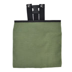 Foraging Bag Canvas Foldable Portable Thick Unique Simple Appearance Belt Fruit Picking Pouch for Outdoor CampingMilitary Green
