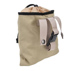 Foraging Bag Canvas Foldable Portable Thick Unique Simple Appearance Belt Fruit Picking Pouch for Outdoor CampingKhaki