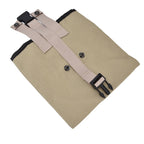 Foraging Bag Canvas Foldable Portable Thick Unique Simple Appearance Belt Fruit Picking Pouch for Outdoor CampingKhaki