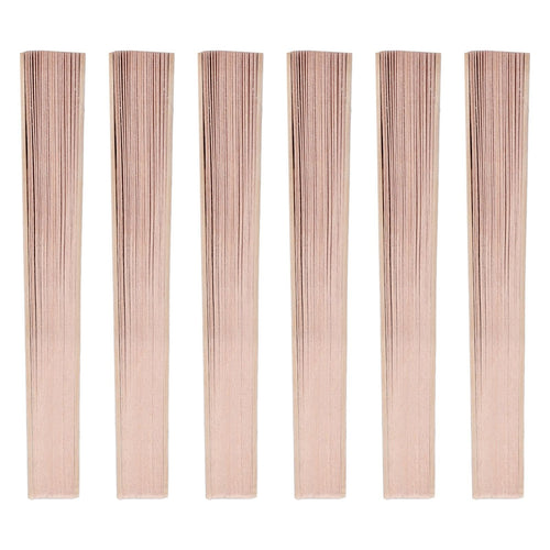 12Pcs Wooden Hand Fans Chinese Style Hollow Folding Handheld Fan for Wedding Gift Party DIY Decoration