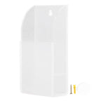 Acrylic Remote Control Holder Simple Wall Mount Media Organizer Transparent Cosmetics Stand1 Cell
