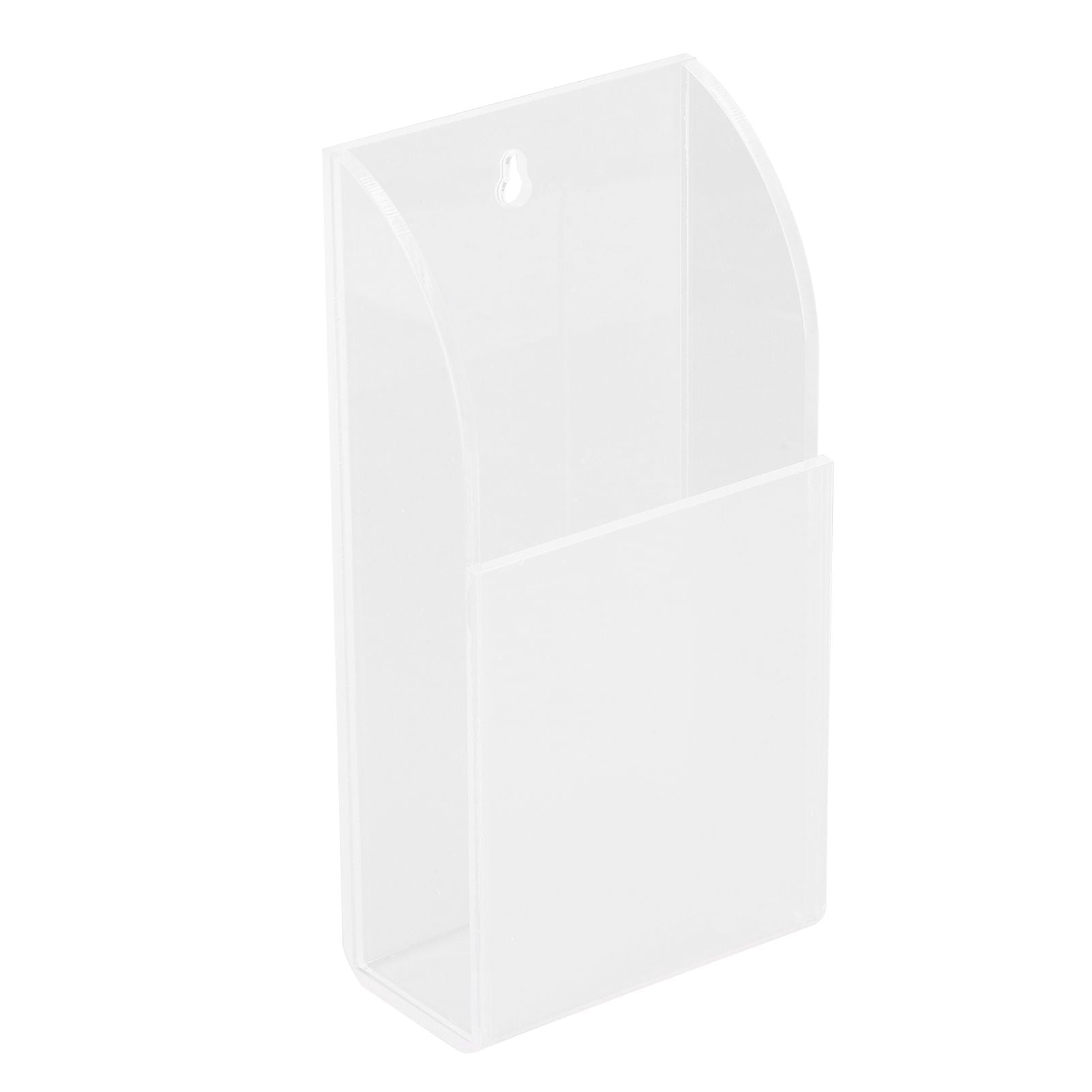 Acrylic Remote Control Holder Simple Wall Mount Media Organizer Transparent Cosmetics Stand1 Cell