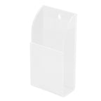 Acrylic Remote Control Holder Simple Wall Mount Media Organizer Transparent Cosmetics Stand1 Cell