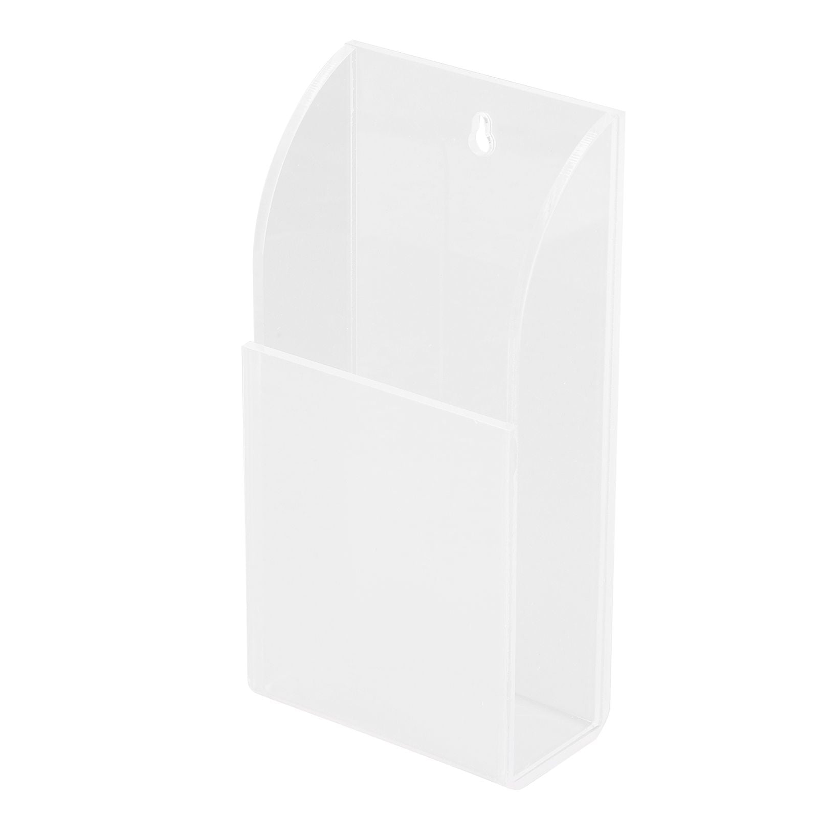 Acrylic Remote Control Holder Simple Wall Mount Media Organizer Transparent Cosmetics Stand1 Cell