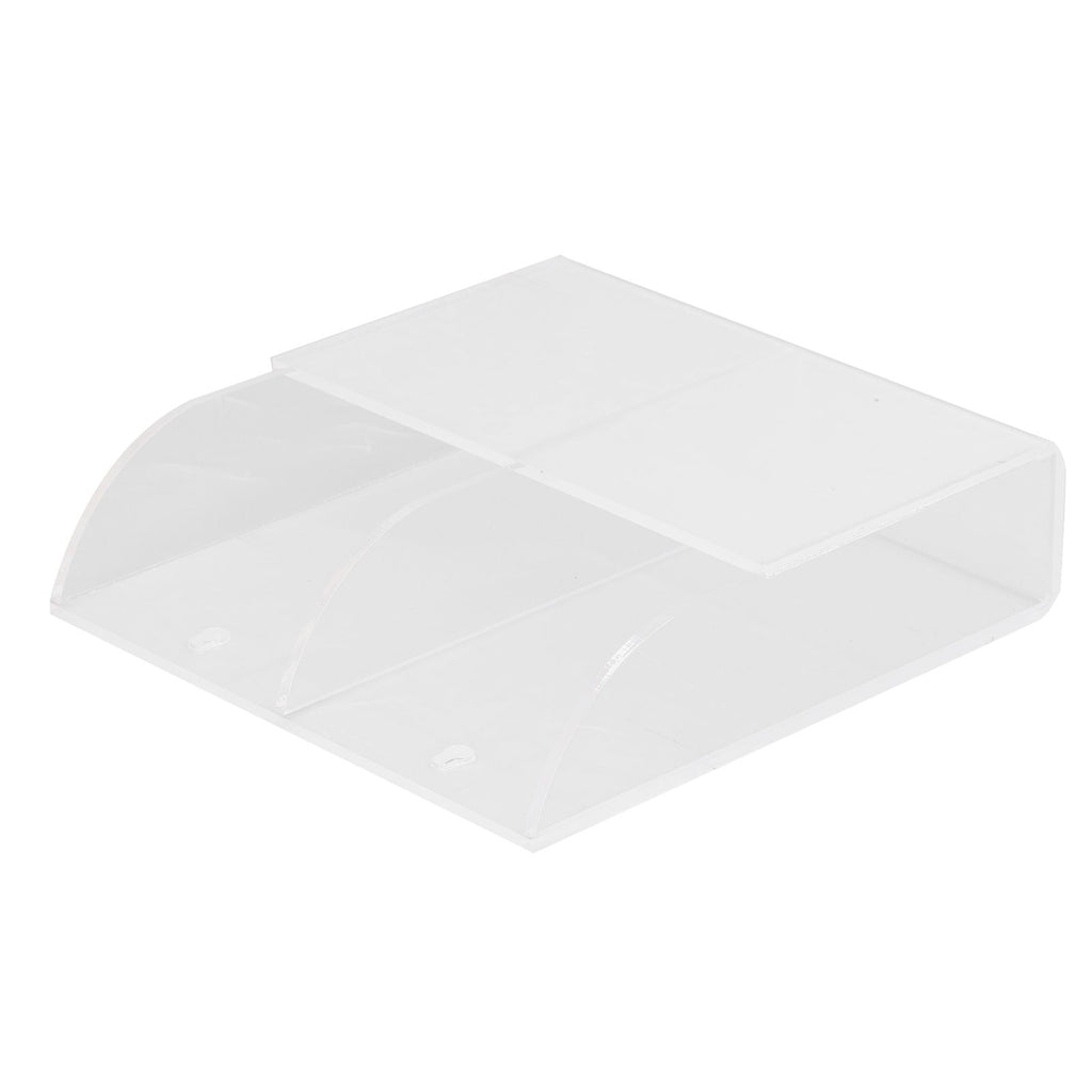 Acrylic Remote Control Holder Simple Wall Mount Media Organizer Transparent Cosmetics Stand2 Cell