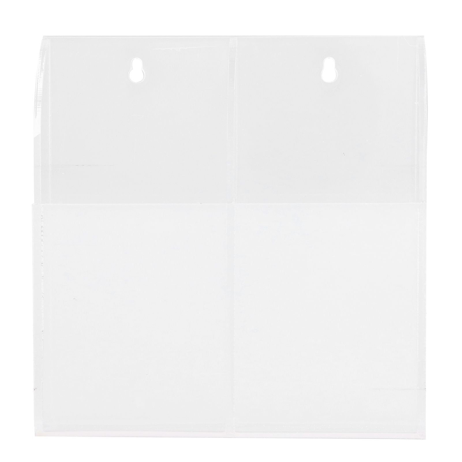 Acrylic Remote Control Holder Simple Wall Mount Media Organizer Transparent Cosmetics Stand2 Cell