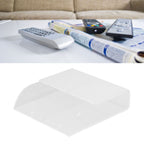 Acrylic Remote Control Holder Simple Wall Mount Media Organizer Transparent Cosmetics Stand2 Cell