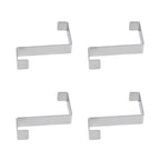 10Pcs Stainless Steel Cabinet Door Hook Waterproof Z Shaped Reversible Door Hanger for Kitchen Apartment