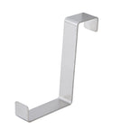 10Pcs Stainless Steel Cabinet Door Hook Waterproof Z Shaped Reversible Door Hanger for Kitchen Apartment