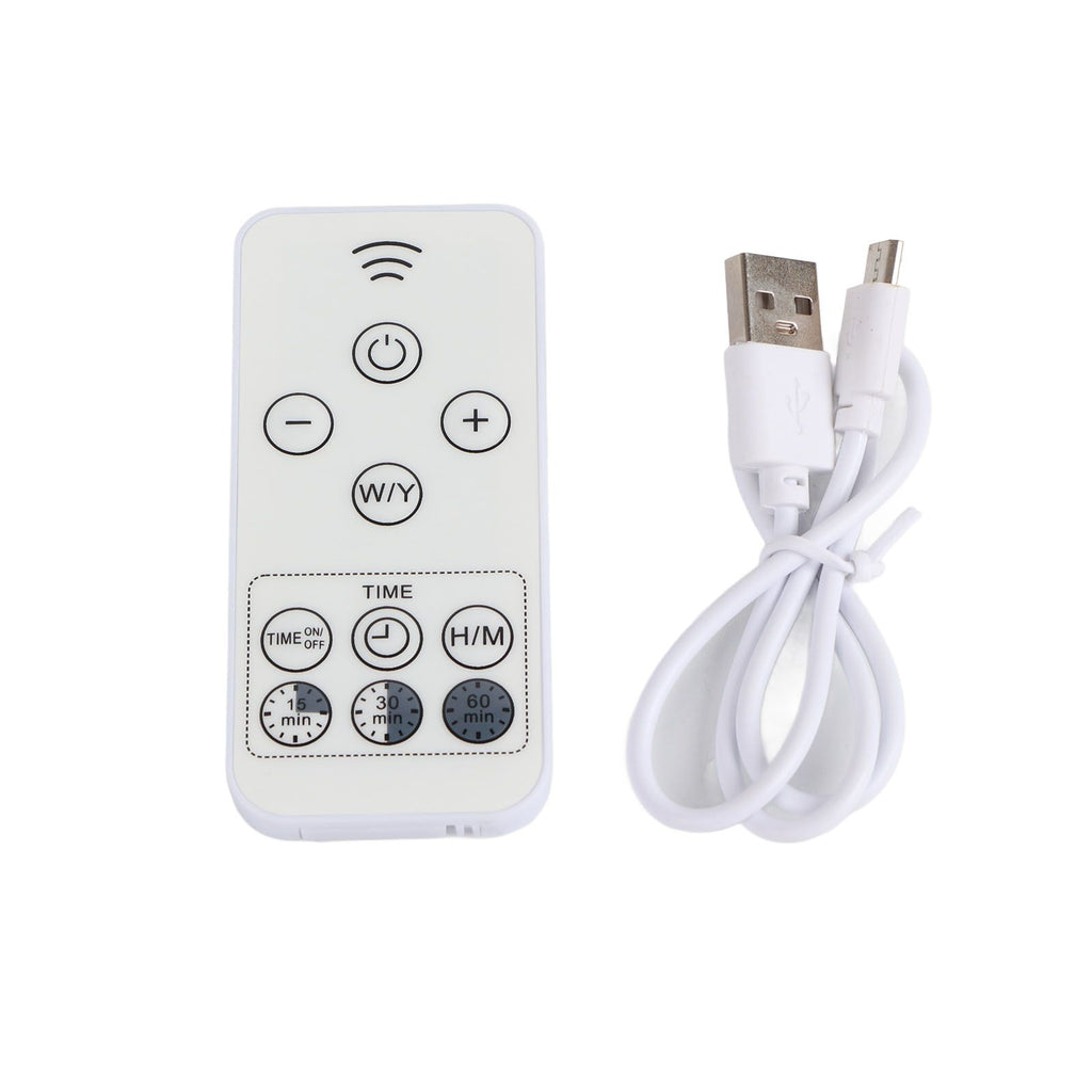 LED Night Light Rechargeable Children's Bedroom Bedside Desk Lamp Household Supplies 4w Remote Control 3 Color Clock