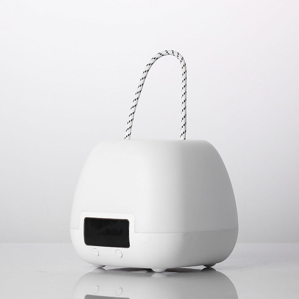 LED Night Light Rechargeable Children's Bedroom Bedside Desk Lamp Household Supplies 4w Remote Control 3 Color Clock