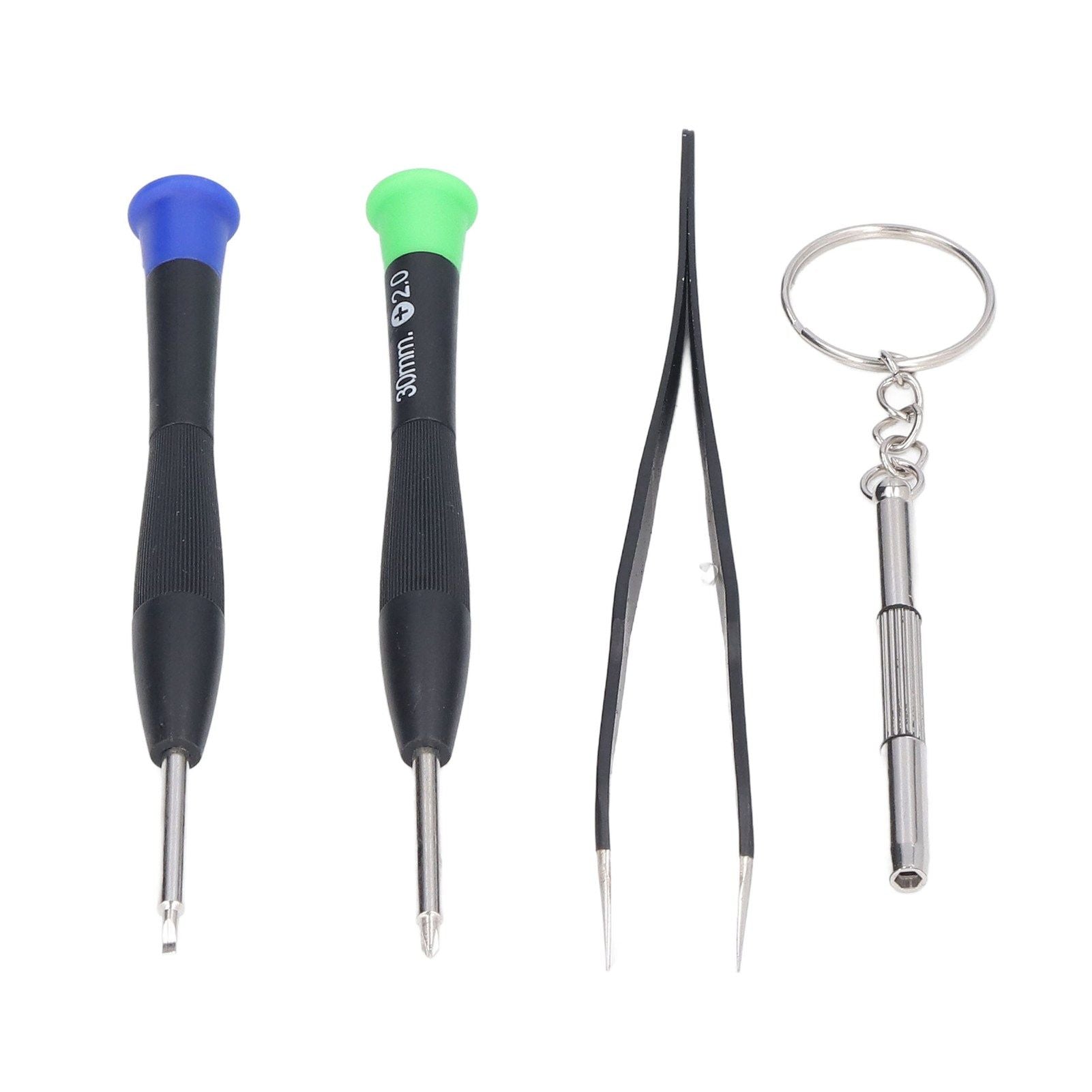 Eyeglass Repair Kit Tiny Stainless Steel Sunglass Screws Repair Kit with Screwdriver Tweezer for Watches Glasses