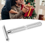 Vintage Razors High Safety Ergonomic Handle Anti Rust Classic Manual Shaver for Men Home Barber Salon Travelling Gifts 2