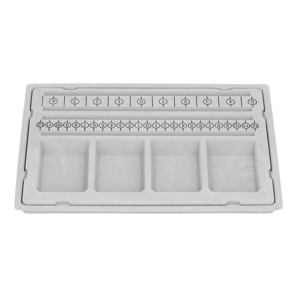 Beaded Measuring Board 4 Straight Channels 4 Recessed Compartments Bead Design Board for Creating Bracelets Necklaces