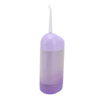Electric Oral Irrigator 3 Modes High Frequency Pulse IPX7 Waterproof Portable Dental Oral Irrigator Teeth Cleaner Purple