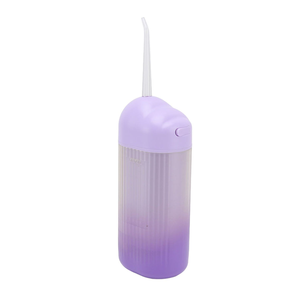Electric Oral Irrigator 3 Modes High Frequency Pulse IPX7 Waterproof Portable Dental Oral Irrigator Teeth Cleaner Purple