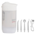 Electric Oral Irrigator Portable Telescopic High Pressure Water Teeth Cleaner Picks Teeth Cleaning Remove Tartar White