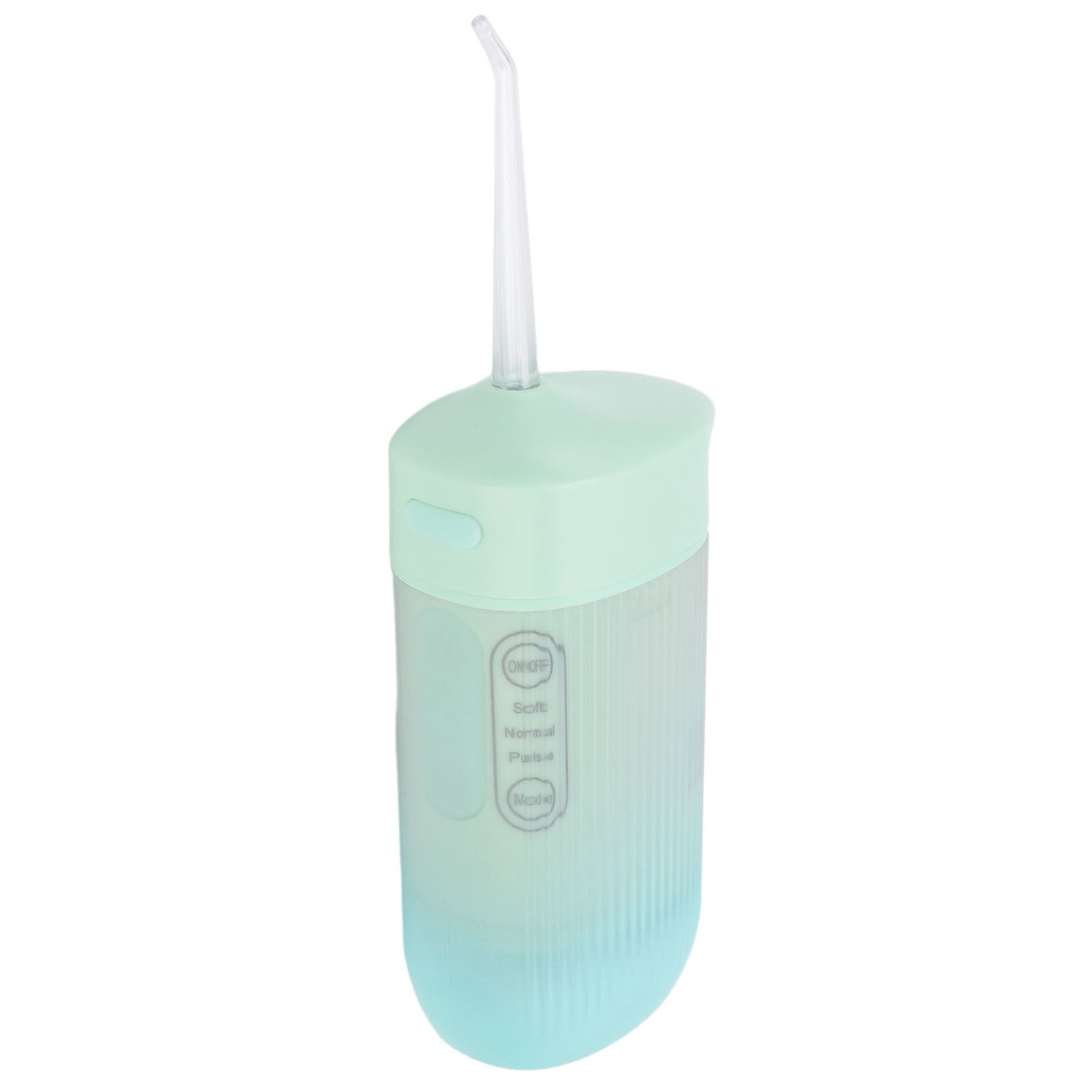 Electric Oral Irrigator Portable Telescopic High Pressure Water Teeth Cleaner Picks Teeth Cleaning Remove Tartar Green