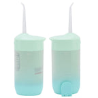 Electric Oral Irrigator Portable Telescopic High Pressure Water Teeth Cleaner Picks Teeth Cleaning Remove Tartar Green