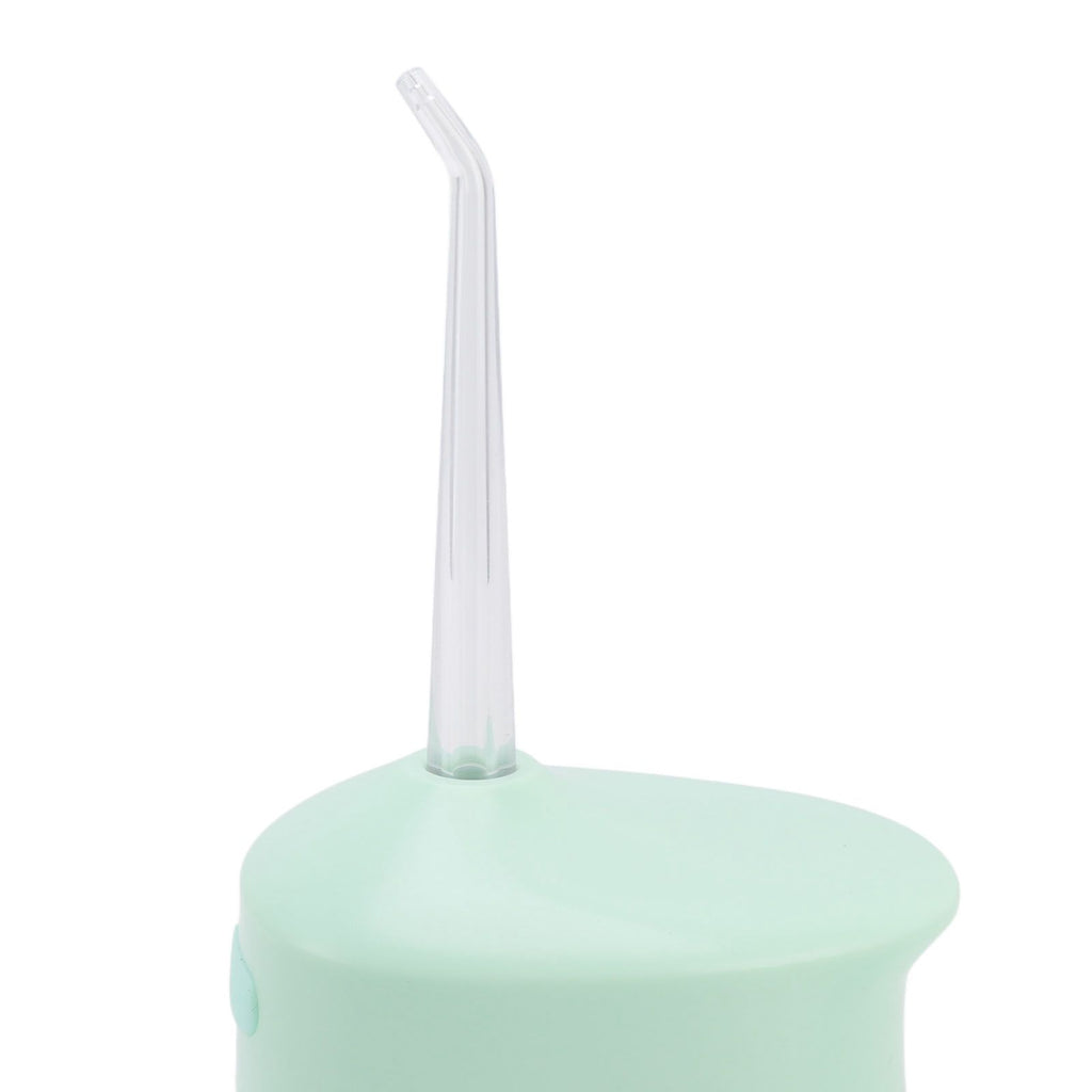 Electric Oral Irrigator Portable Telescopic High Pressure Water Teeth Cleaner Picks Teeth Cleaning Remove Tartar Green