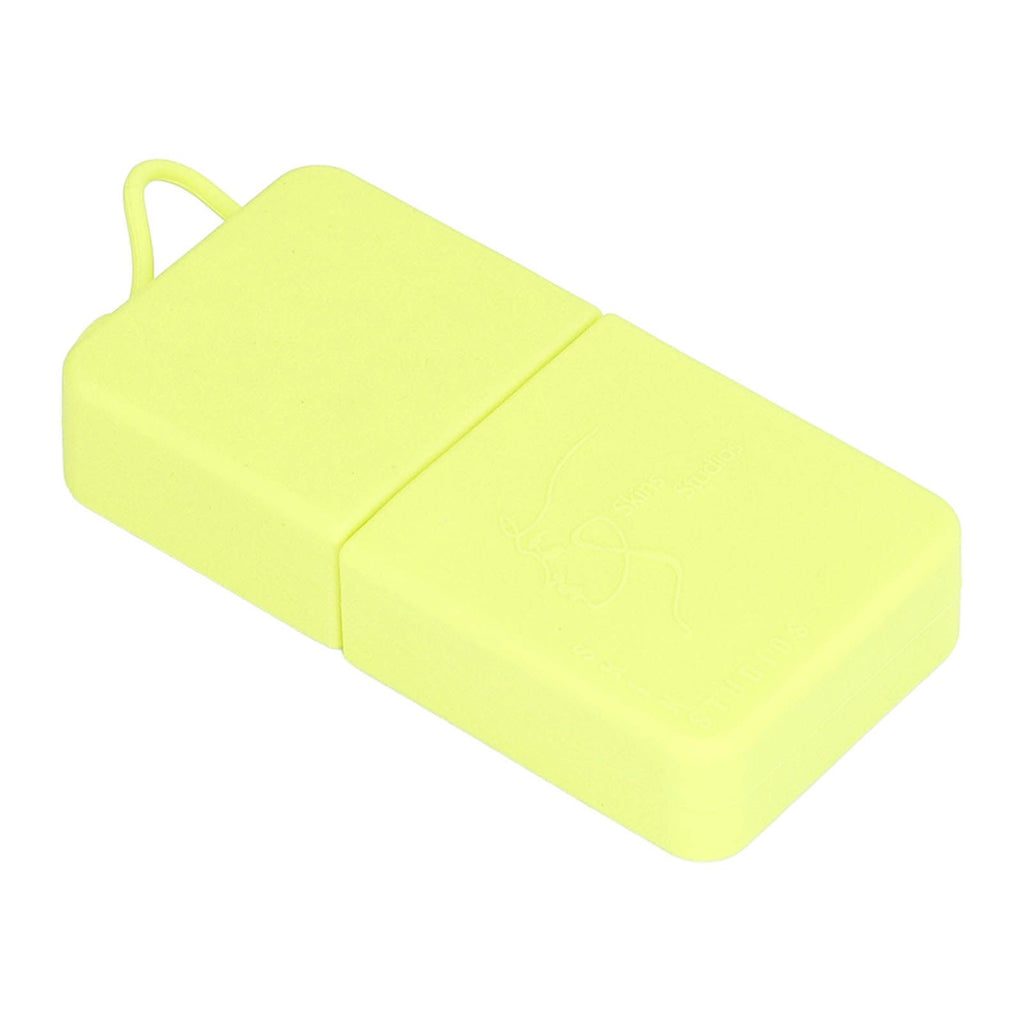 Ice Face Eye Roller Silicone Face Massage Ice Cube Roller Mold Skin Care Beauty Tool Fluorescent Yellow