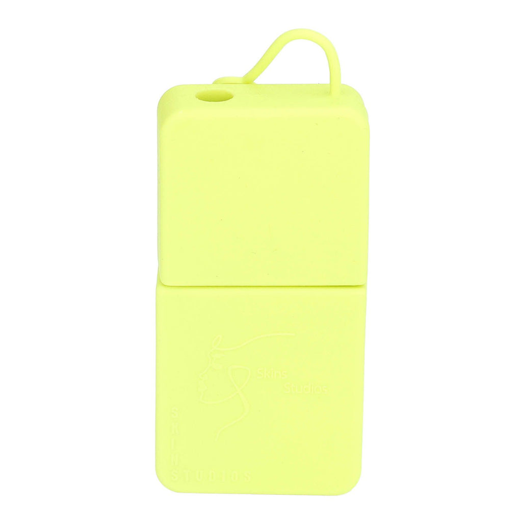 Ice Face Eye Roller Silicone Face Massage Ice Cube Roller Mold Skin Care Beauty Tool Fluorescent Yellow