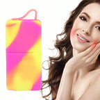 Ice Face Eye Roller Silicone Face Massage Ice Cube Roller Mold Skin Care Beauty Tool Rose Red Yellow Color