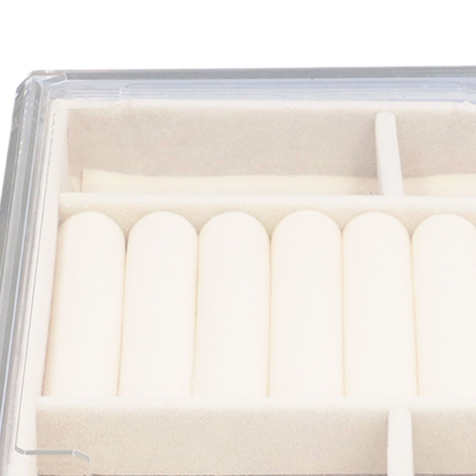 Acrylic Jewelry Organizer Clear Acrylic Beige Drawer Desk Storage Jewelry Box for Stud Earrings Necklace Jewelry