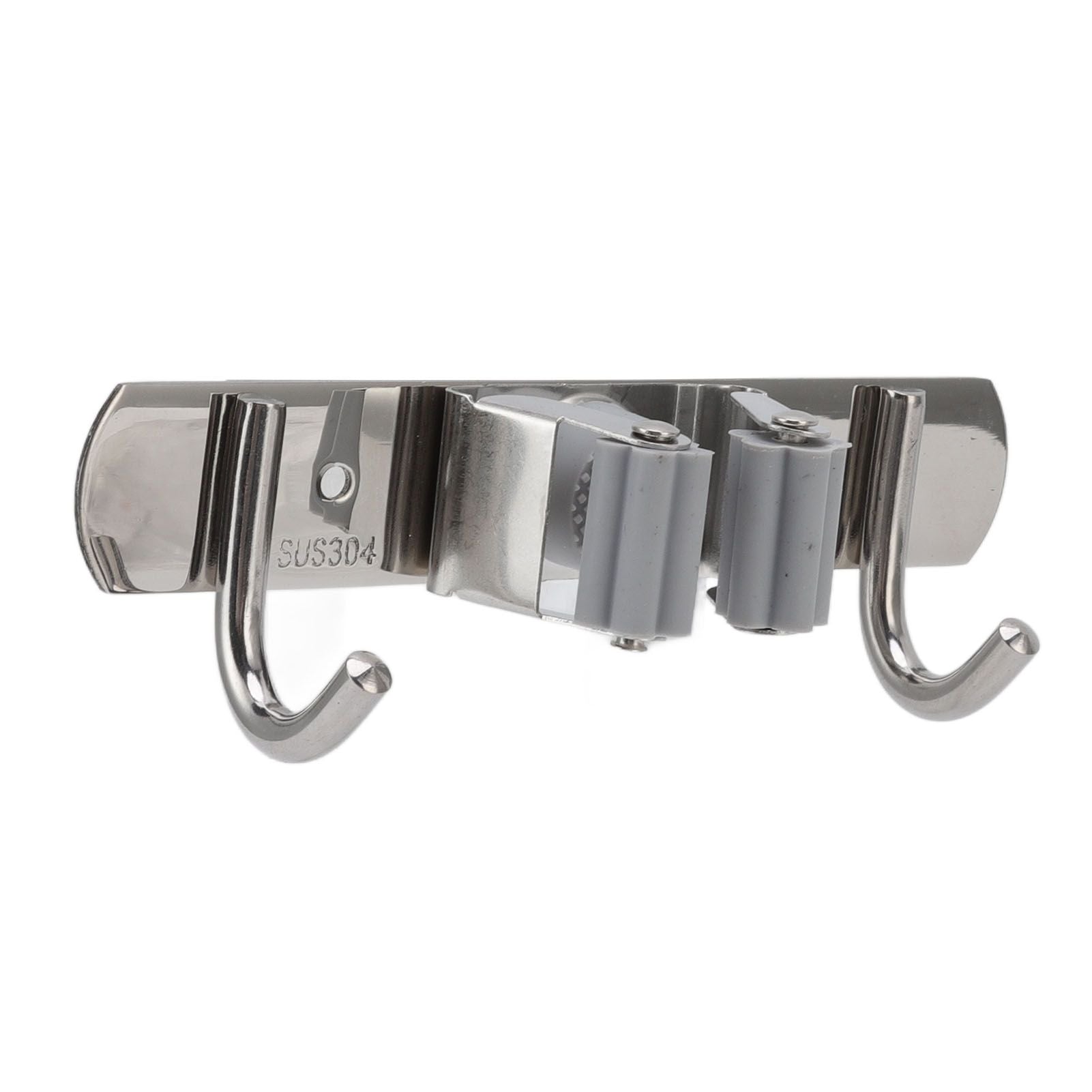 Wall Mounted Mop Organizer Holder Kitchen Bathroom Hardware Hook Pendant Balcony Mop Clip Rag Hook Punch Free Perforations