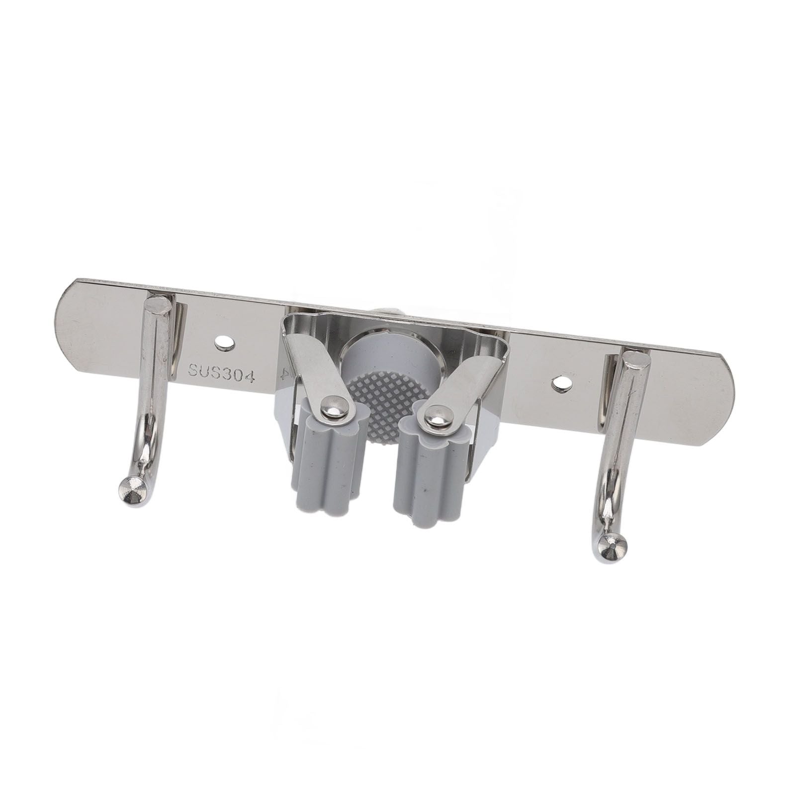 Wall Mounted Mop Organizer Holder Kitchen Bathroom Hardware Hook Pendant Balcony Mop Clip Rag Hook Punch Free Perforations