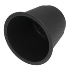4 Pcs Plastic Furniture Risers 5 Inch Heavy Duty Stackable Circle Bed Lifter for Bed Chair Table Sofa Black
