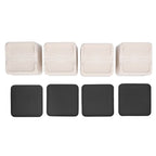 4Pcs Bed Risers Plastic Anti Vibration Pads Furniture Risers for Washing Machine Cabinet Sofa