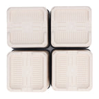 4Pcs Bed Risers Plastic Anti Vibration Pads Furniture Risers for Washing Machine Cabinet Sofa