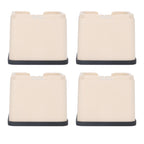4Pcs Bed Risers Plastic Anti Vibration Pads Furniture Risers for Washing Machine Cabinet Sofa