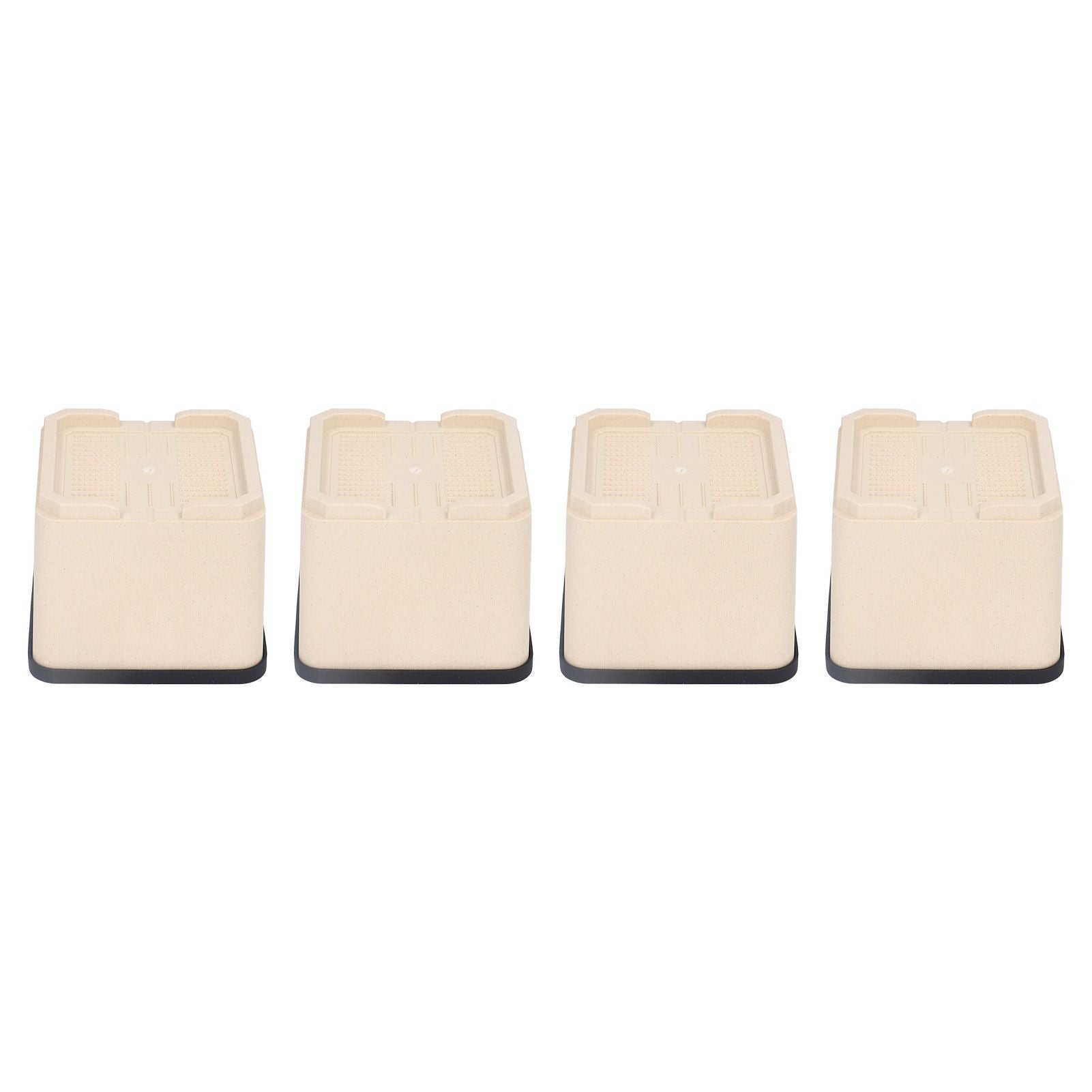 4Pcs Bed Risers Plastic Anti Vibration Pads Furniture Risers for Washing Machine Cabinet Sofa