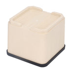 4Pcs Bed Risers Plastic Anti Vibration Pads Furniture Risers for Washing Machine Cabinet Sofa
