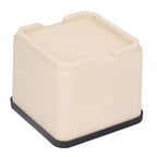 4Pcs Bed Risers Plastic Anti Vibration Pads Furniture Risers for Washing Machine Cabinet Sofa
