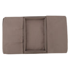 Sofa Tray Folding Arm Storage Holder Table 600D Oxford Cloth Side Pockets for Couch Coffee