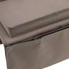 Sofa Tray Folding Arm Storage Holder Table 600D Oxford Cloth Side Pockets for Couch Coffee
