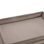 Sofa Tray Folding Arm Storage Holder Table 600D Oxford Cloth Side Pockets for Couch Coffee
