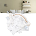 Resin Angel Wall Shelf European Exquisite Beautiful Decoration Rack for Bedroom Living Room Kitchen Pure White Gold