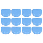 12 Pcs Denture Box Plastic Tooth Dental Orthodontic Retainer Compact Storage Case