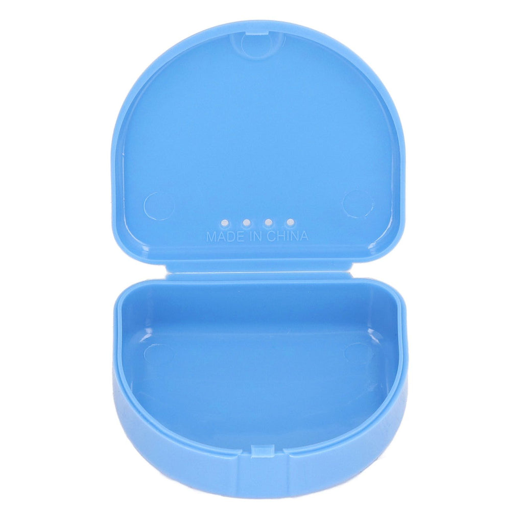 12 Pcs Denture Box Plastic Tooth Dental Orthodontic Retainer Compact Storage Case