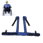 Wheelchair Seat Belt Mesh Breathable Adjustable Wheelchair Restraints Strap for Patient Elderly Disabled