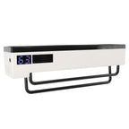 Toothbrush Holder UVC Disinfection 2 in 1 Solar Charging Digital Display Wall Mounted Automatic Toothbrush Sterilizer