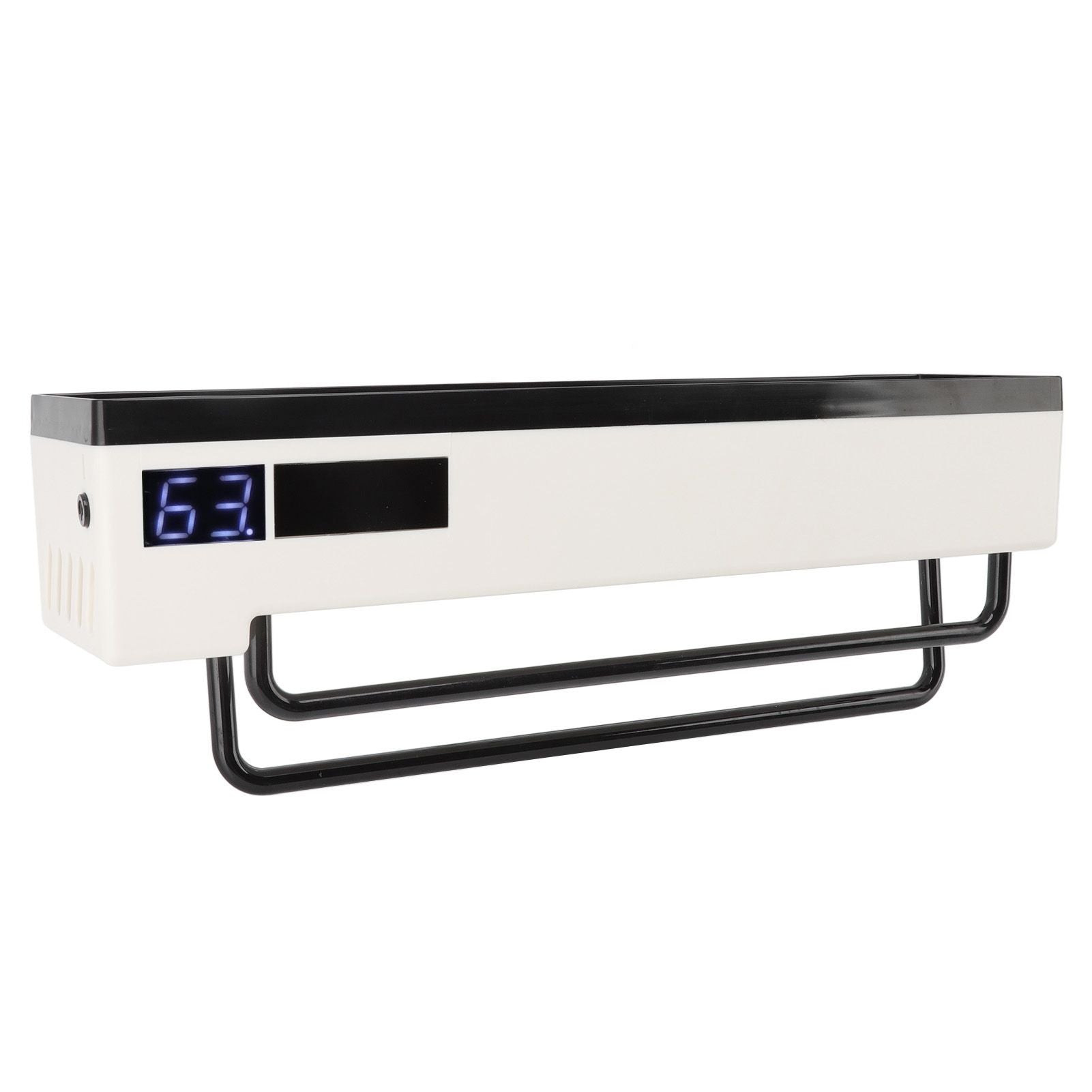 Toothbrush Holder UVC Disinfection 2 in 1 Solar Charging Digital Display Wall Mounted Automatic Toothbrush Sterilizer