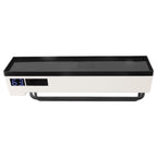 Toothbrush Holder UVC Disinfection 2 in 1 Solar Charging Digital Display Wall Mounted Automatic Toothbrush Sterilizer
